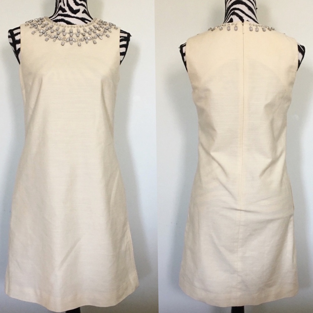 Tory Burch Embellished Collar Dress